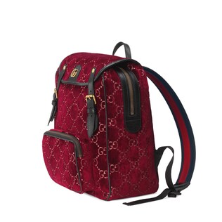 Small GG velvet backpack
