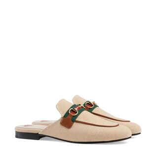 Women's Princetown canvas slipper