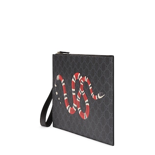 Gucci Bestiary pouch with Kingsnake