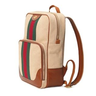 Vintage canvas backpack