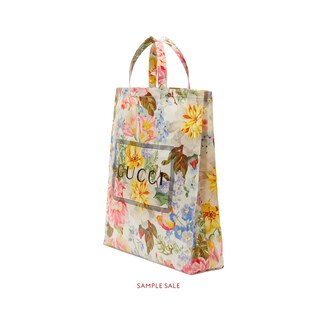 Medium Gucci print floral tote