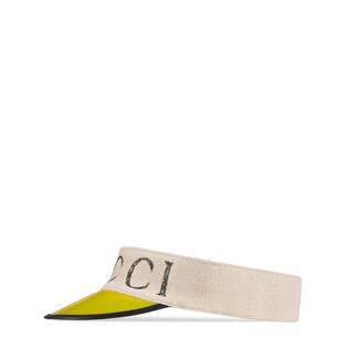 Vinyl visor with Gucci logo