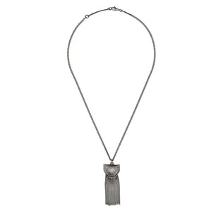 Gucci Garden silver necklace with cat