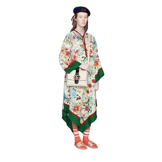 Kimono style dress with Flora print
