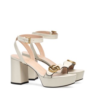 Platform sandal with Double G