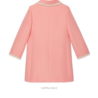 Manteau enfant en coton et soie à nœud