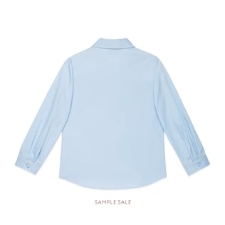 Children's cotton shirt with bow