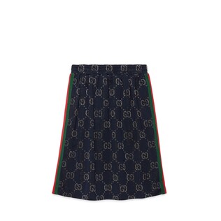 Children's GG lamé skirt