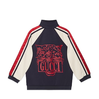 Children's sweatshirt with GG stripe