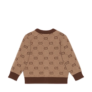 Baby GG wool cardigan