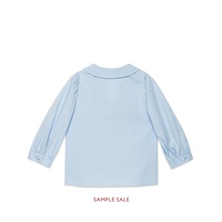 Baby cotton shirt with bow