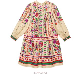 Children's printed viscose dress