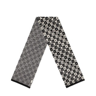 Gucci checkerboard wool scarf