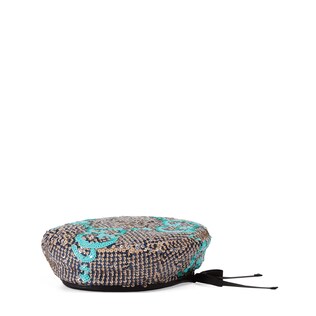 GG sequin beret