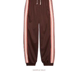 Pantalón de chándal con parche de rombo y G