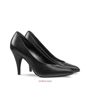 Leather pump