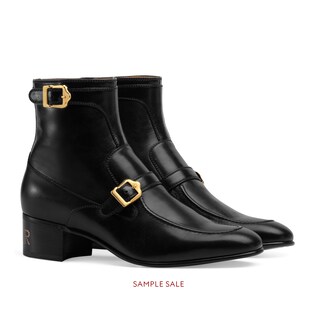 Stivale in pelle con