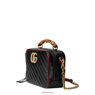 GG Marmont small shoulder bag with bamboo