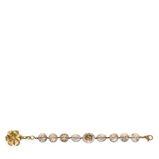 Beaded bracelet with floral detail