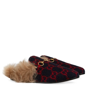 Women's Princetown GG wool slipper