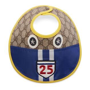 Baby GG bib with car motif