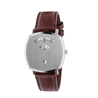 Grip leather watch strap, 38mm