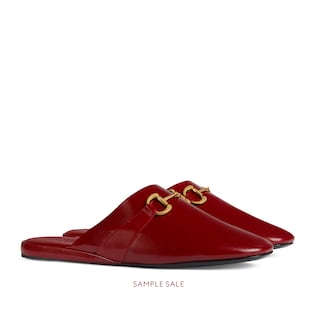Men's leather slipper