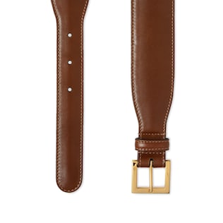 Gürtel aus Leder mit Horsebit