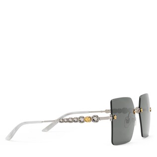 Square metal sunglasses