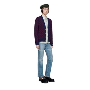 GG wool cardigan