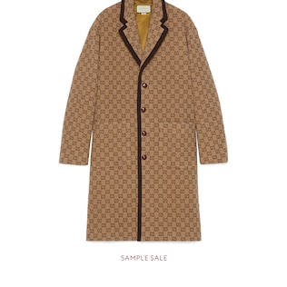 Cappotto in lana GG