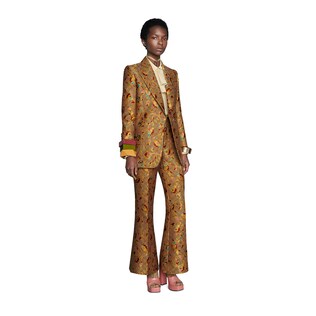 GG ramage wool silk jacket