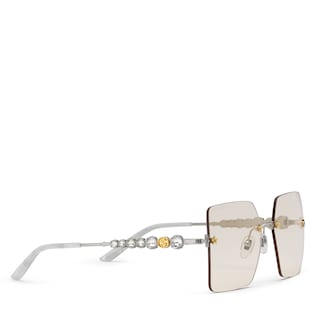 Square metal sunglasses