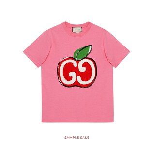 T-shirt à imprimé pommes GG