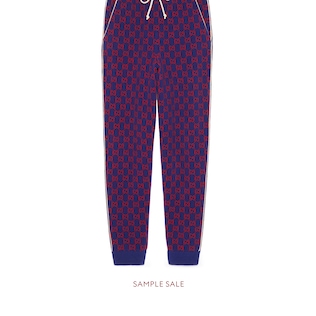 Pantalon en laine GG