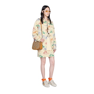 Disney x Gucci 코튼 드릴 재킷