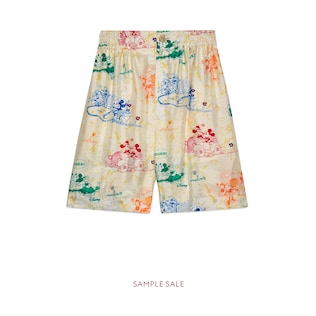 Disney x Gucci silk shorts