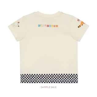 Baby-T-Shirt aus Baumwolle mit Junaida-Print