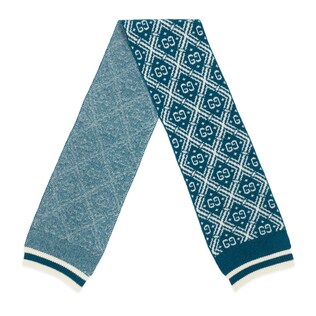 Children's GG wool scarf