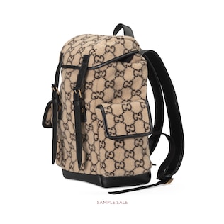 Small GG wool backpack