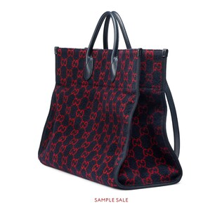 GG wool tote