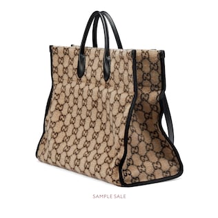 GG wool tote