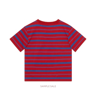 Children's striped T-shirt with Gucci logo