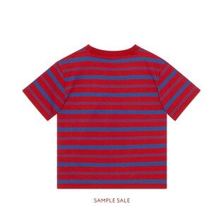 T-shirt rayé pour enfant avec logo Gucci