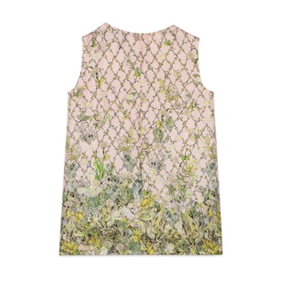 Children's Yuko Higuchi print silk top