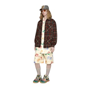 Disney x Gucci oversize bowling shirt