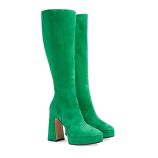 Women's suede platform boot