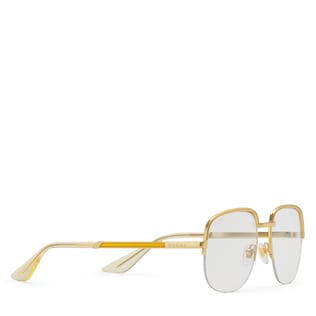 Square metal glasses