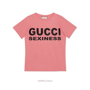 Women's Gucci Sexiness print T-shirt