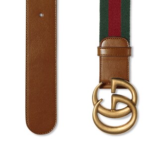 Web belt with Double G buckle